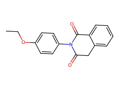 2-(4-ethoxyphenyl)-4H-isoquinoline-1,3-dione structure