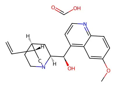 Quinine formate structure