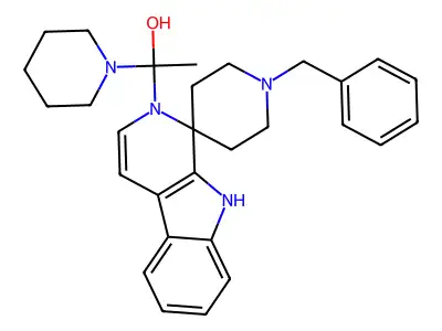 C29H36N4O.1/2H2O structure