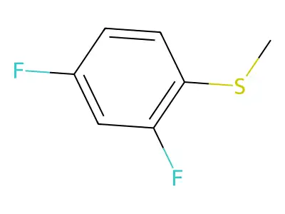 2,4-Difluorothioanisole structure