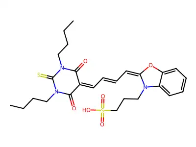 Merocyanine dye structure