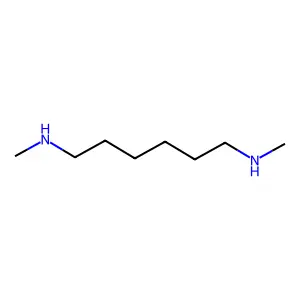 N,N'-Dimethylhexane-1,6-diamine structure