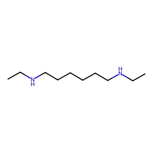 1,6-Hexanediamine, N1,N6-diethyl- structure