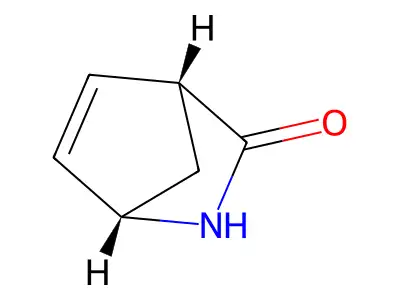 (1R,4S)-2-azabicyclo[2.2.1]hept-5-en-3-one structure
