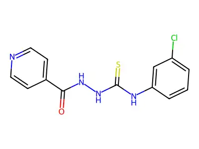 1-(3-Chlorophenyl)-3-(pyridine-4-carbonylamino)thiourea structure