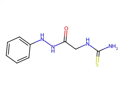[2-Oxo-2-(2-phenylhydrazinyl)ethyl]thiourea structure