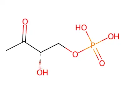 [(2R)-2-hydroxy-3-oxobutyl] dihydrogen phosphate structure