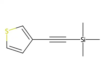 2-(Trimethylsilylethynyl)thiophene structure