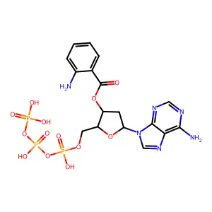 3'-anthraniloyl-2'-deoxy-ATP structure