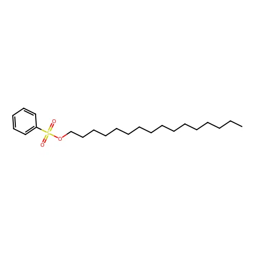 Hexadecyl benzenesulfonate structure