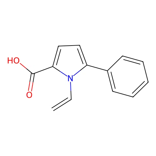 5-Phenyl-1-vinylpyrrole-2-carboxylic acid structure