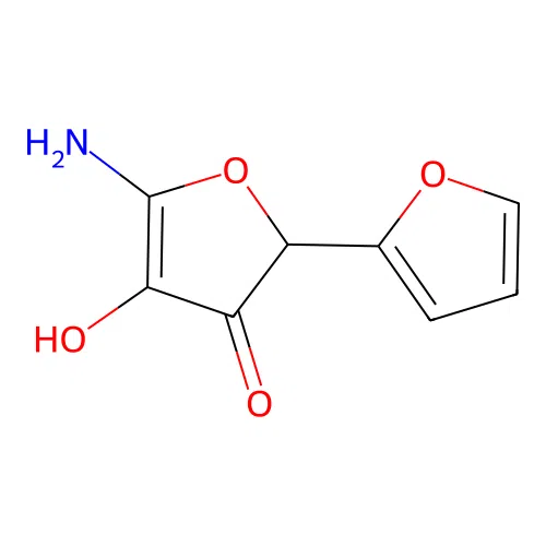 5-Amino-4-hydroxy[2,2'-bifuran]-3(2H)-one structure