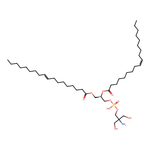 1,2-Dioleoyl-sn-glycero-3-phospho-tris structure
