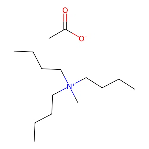 N-Methyl-N,N,N-tributylammonium acetate structure