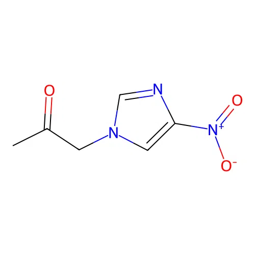 1-(4-Nitroimidazolyl)acetone structure