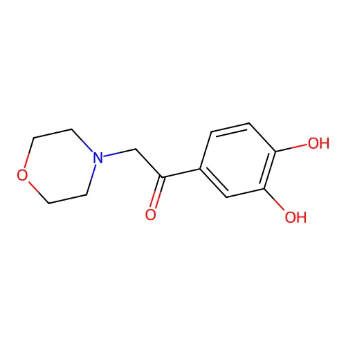 3',4'-Dihydroxy-2-morpholinoacetophenone structure