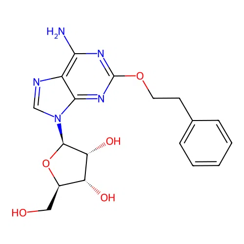 2-(2-Phenylethoxy)adenosine structure