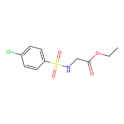ethyl N-[(4-chlorophenyl)sulfonyl]glycinate structure