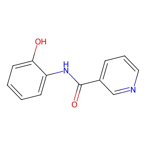N-(2-hydroxyphenyl)pyridine-3-carboxamide structure