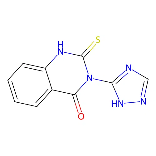 2-sulfanyl-3-(4H-1,2,4-triazol-3-yl)-3,4-dihydroquinazolin-4-one structure