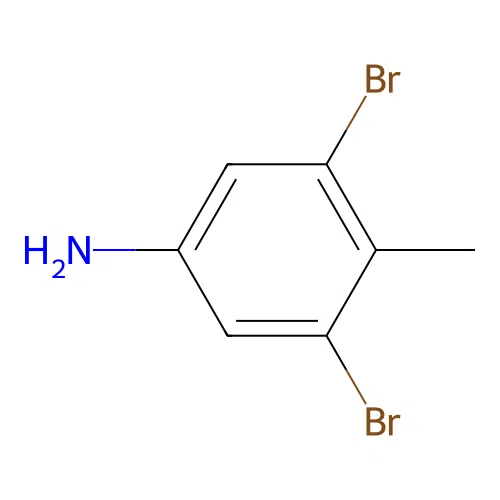 3,5-Dibromo-4-methylaniline structure