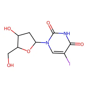 Iododeoxyuridine-125I structure