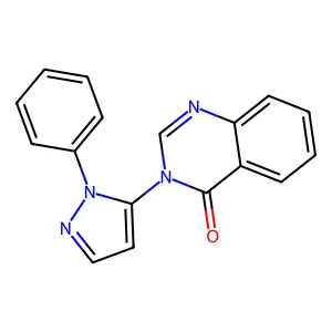 4(3H)-Quinazolinone, 3-(1-phenyl-1H-pyrazol-5-yl)- structure