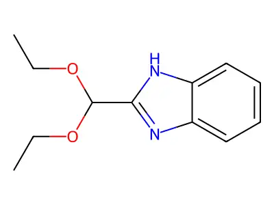 2-(diethoxymethyl)-1H-benzimidazole structure