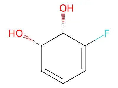 3-fluorocyclohexa-3,5-diene-1,2-diol structure