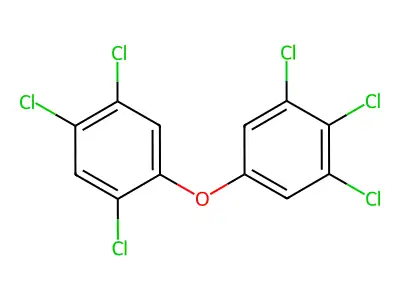 2,3',4,4',5,5'-Hexachlorodiphenyl ether structure