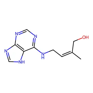 2-Buten-1-ol, 2-methyl-4-(1H-purin-6-ylamino)- structure