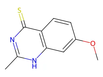 7-Methoxy-2-methyl-4(3H)-quinazolinethione structure