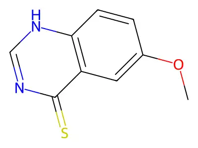 6-Methoxy-4(3H)-quinazolinethione structure