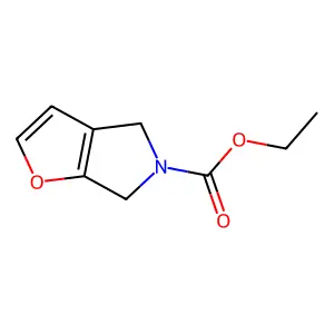 Ethyl 4,6-dihydrofuro[2,3-c]pyrrole-5-carboxylate structure