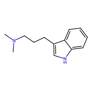 N,N-Dimethylhomotryptamine structure