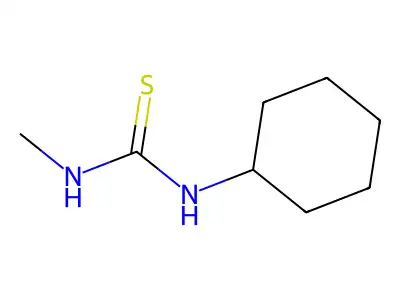 1-Cyclohexyl-3-methylthiourea structure