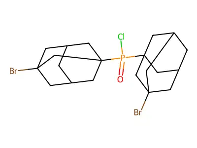 Phosphinic chloride, bis(3-bromotricyclo[3.3.1.13,7]dec-1-yl)- structure
