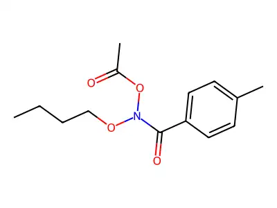 N-(Acetyloxy)-N-butoxy-4-methylbenzamide structure