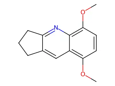 5,8-dimethoxy-2,3-dihydro-1H-cyclopenta[b]quinoline structure