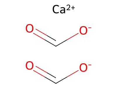 Formic acid calcium salt structure