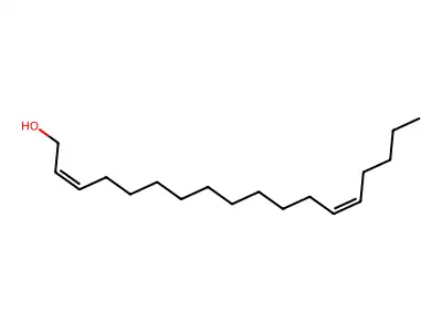 (2E,13E)-2,13-Octadecadien-1-ol structure