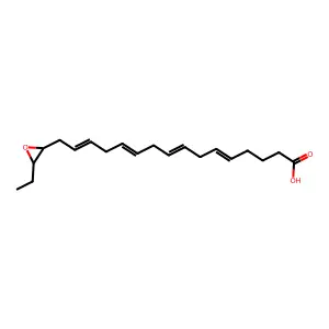 16-(3-Ethyloxiran-2-YL)hexadeca-5,8,11,14-tetraenoic acid structure