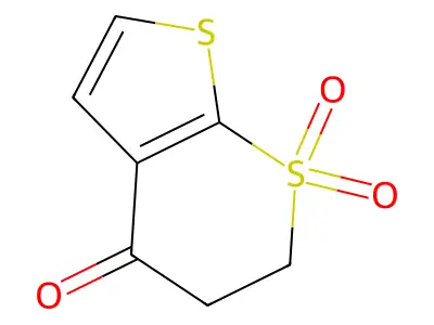 7,7-Dioxo-5,6-dihydrothieno[2,3-b]thiopyran-4-one structure