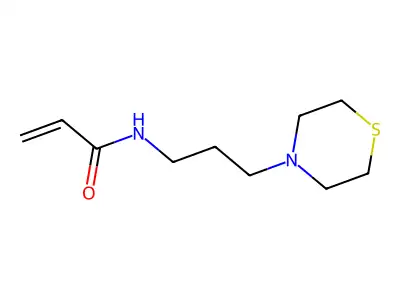 3-Thiomorpholinopropylacrylamide structure