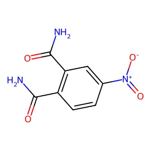 1,2-Benzenedicarboxamide, 4-nitro- structure