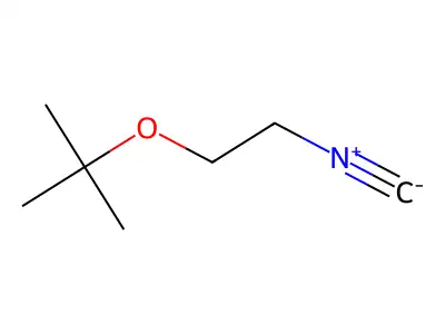 2-(2-Isocyanoethoxy)-2-methylpropane structure