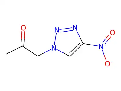 4-Nitro-1-(2-oxopropyl)-1H-1,2,3-triazole structure