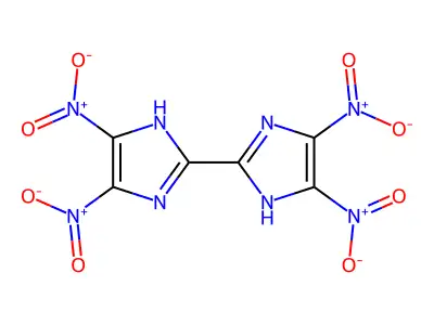 2-(4,5-dinitro-1H-imidazol-2-yl)-4,5-dinitro-1H-imidazole structure