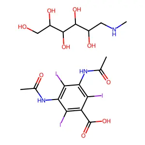 Meglumine Diatrizoate structure