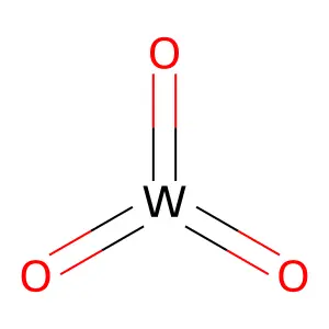 Tungsten oxide (WO3) structure